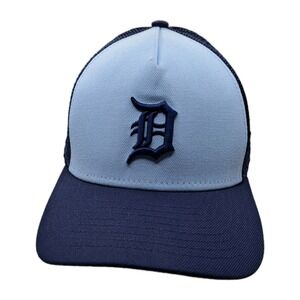 Detroit Tigers Men Snapback New Era 9Forty Cool Micro Blue Hat Cap